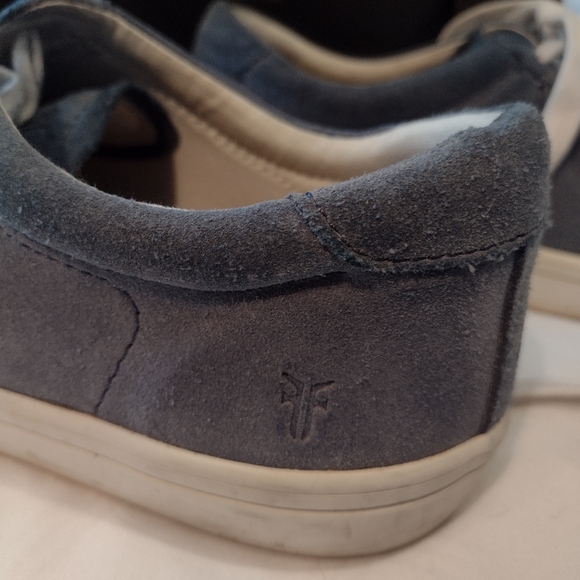 Frye Men's Blue Suede Sneakers - Picture 6 of 16